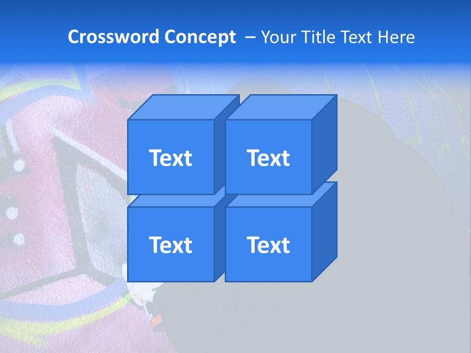 A Man In A Hoodie Writing On A Wall With Graffiti PowerPoint Template