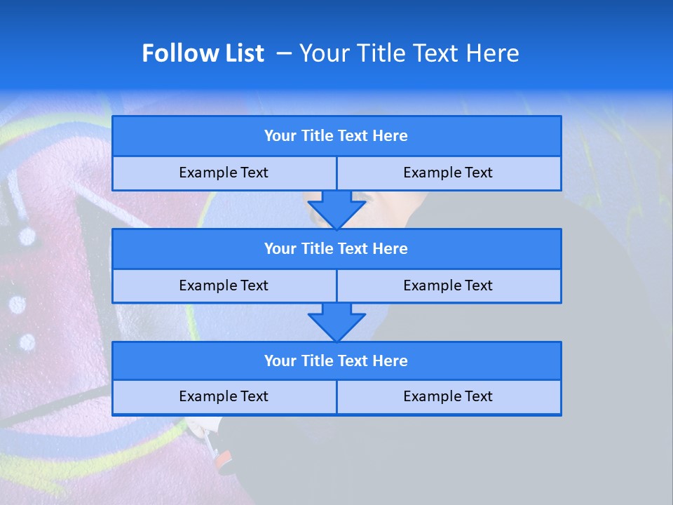 A Man In A Hoodie Writing On A Wall With Graffiti PowerPoint Template