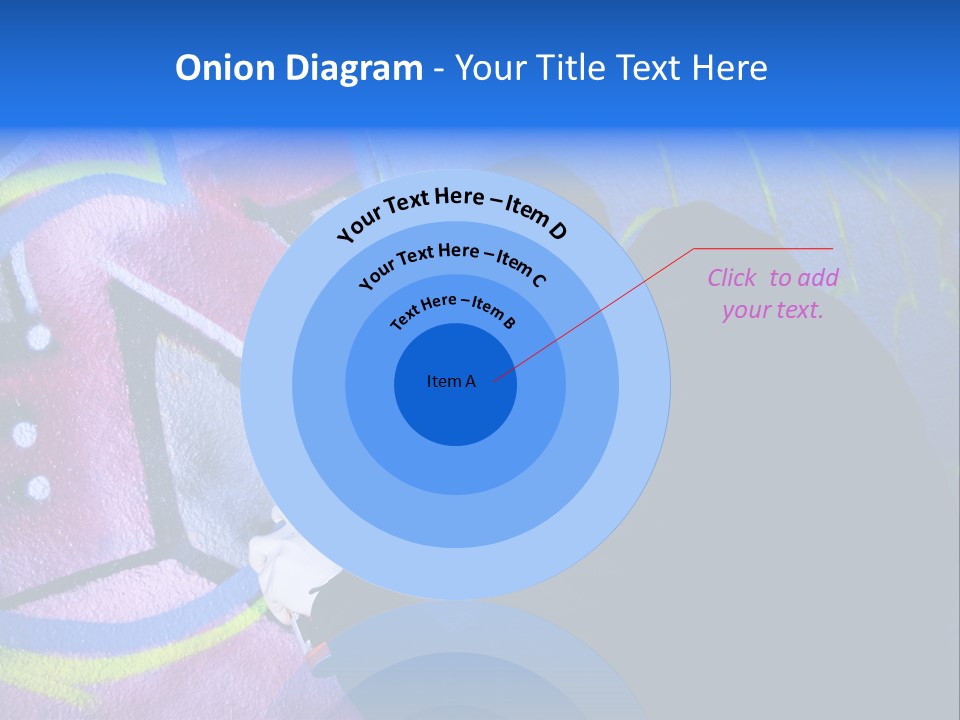 A Man In A Hoodie Writing On A Wall With Graffiti PowerPoint Template