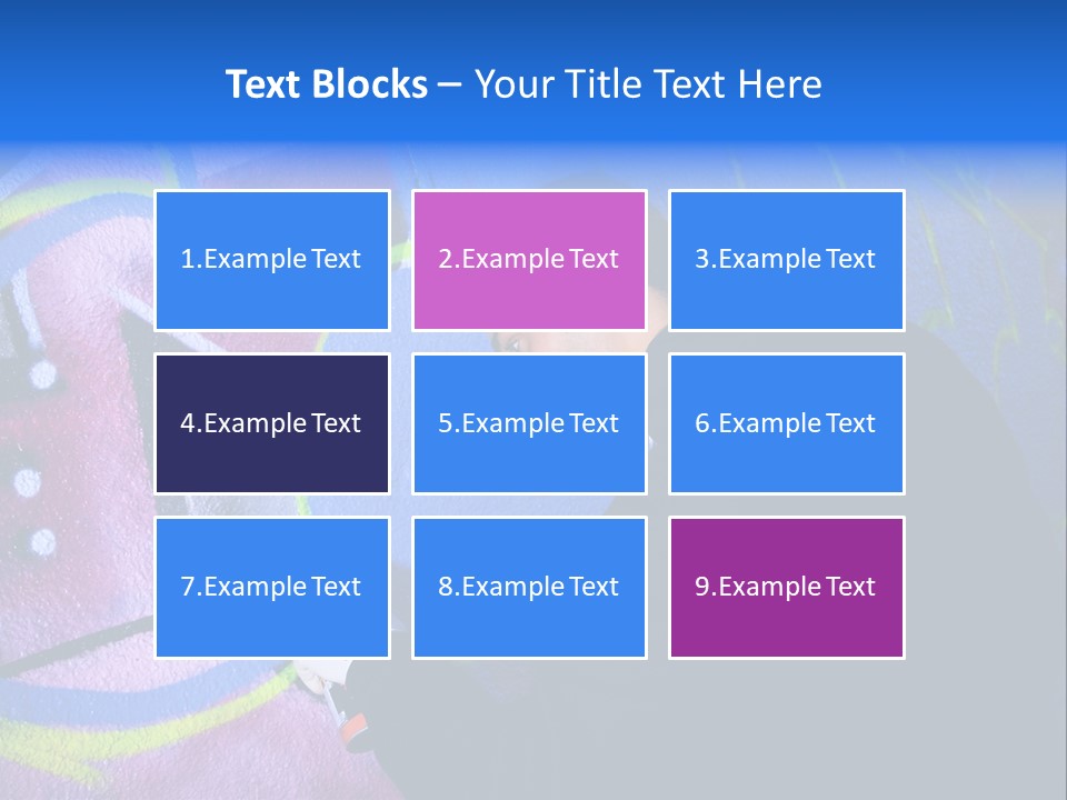 A Man In A Hoodie Writing On A Wall With Graffiti PowerPoint Template