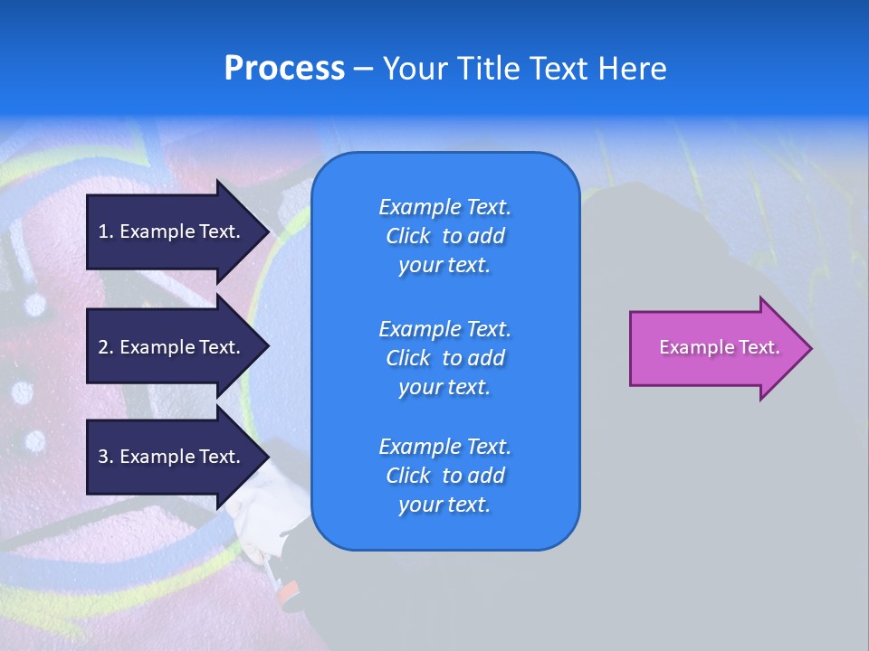 A Man In A Hoodie Writing On A Wall With Graffiti PowerPoint Template