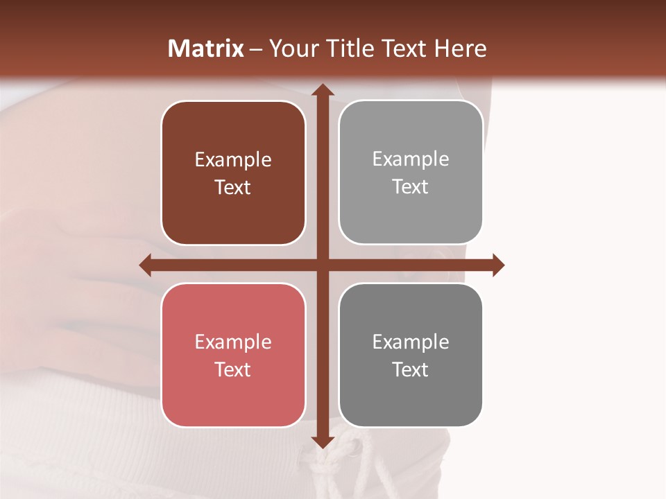 A Woman's Stomach With Her Hands On Her Hip PowerPoint Template