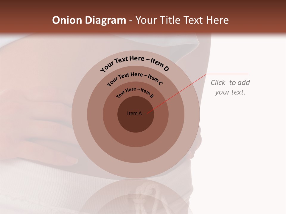 A Woman's Stomach With Her Hands On Her Hip PowerPoint Template