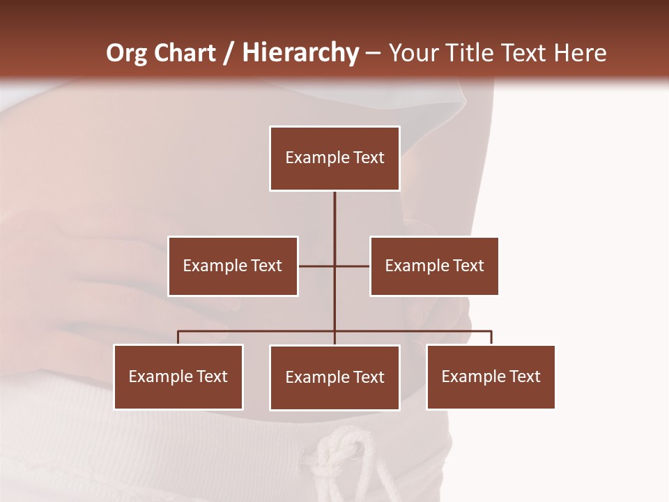 A Woman's Stomach With Her Hands On Her Hip PowerPoint Template