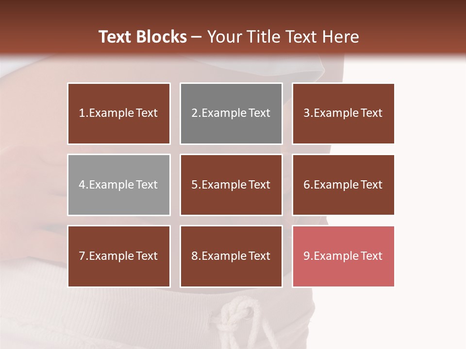 A Woman's Stomach With Her Hands On Her Hip PowerPoint Template