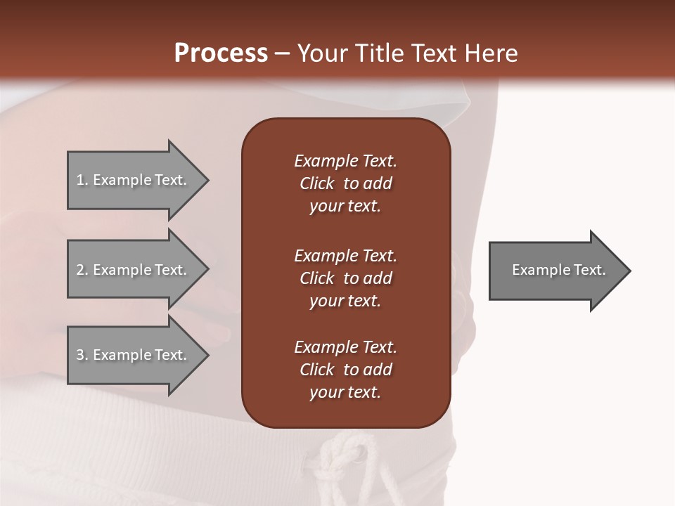 A Woman's Stomach With Her Hands On Her Hip PowerPoint Template