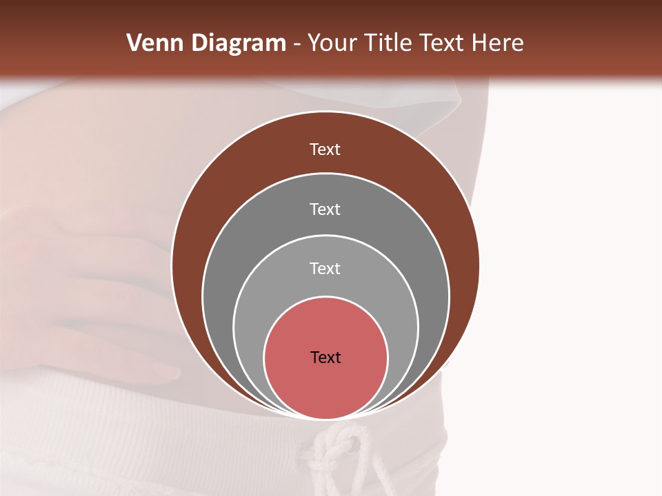 A Woman's Stomach With Her Hands On Her Hip PowerPoint Template