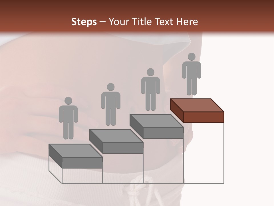 A Woman's Stomach With Her Hands On Her Hip PowerPoint Template