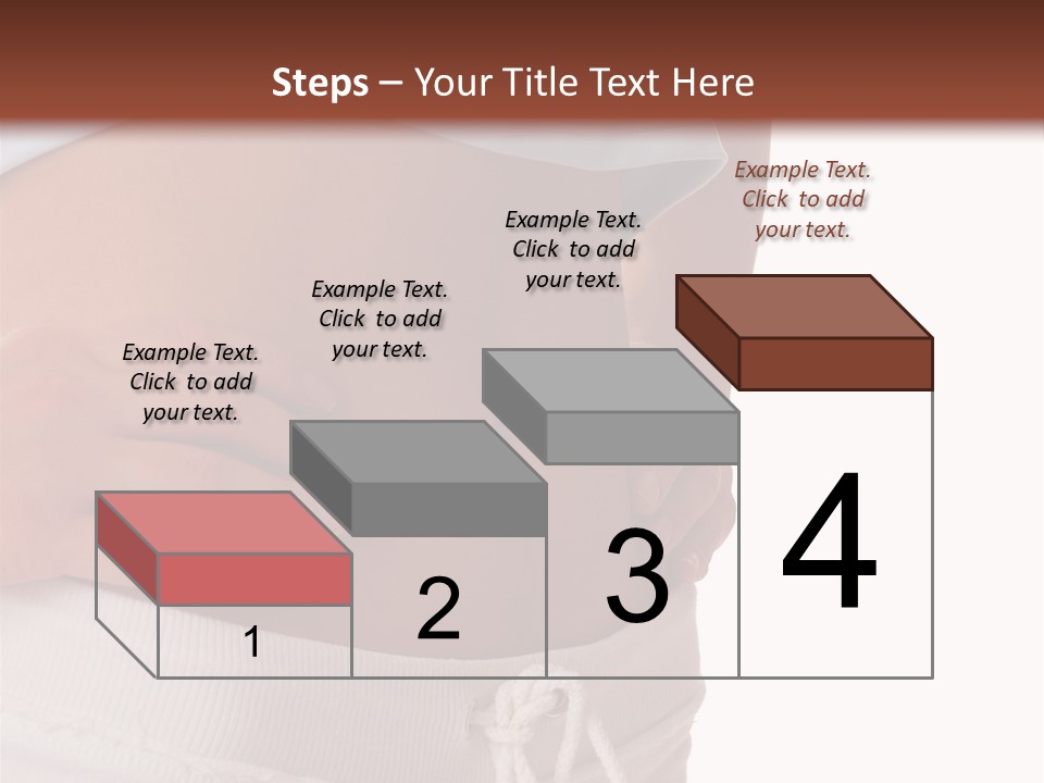 A Woman's Stomach With Her Hands On Her Hip PowerPoint Template