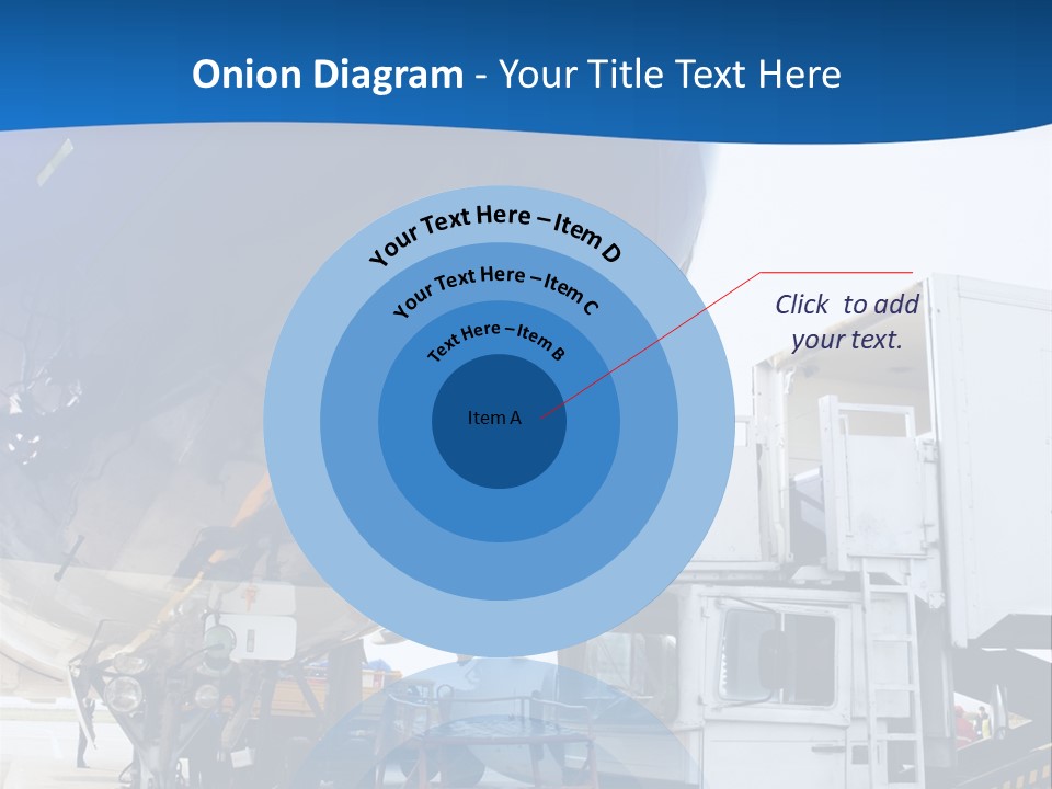 Airplane Is Being Serviced PowerPoint Template
