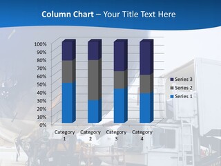 Airplane Is Being Serviced PowerPoint Template