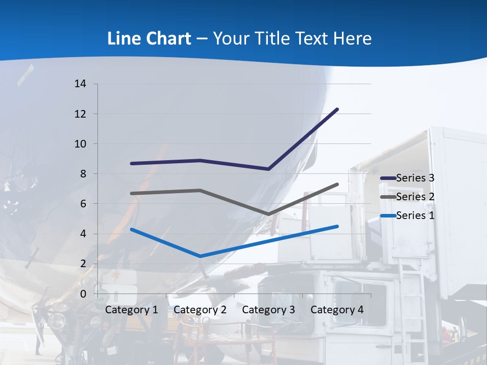 Airplane Is Being Serviced PowerPoint Template