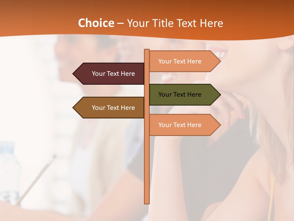 Three Colors Of Wine PowerPoint Template