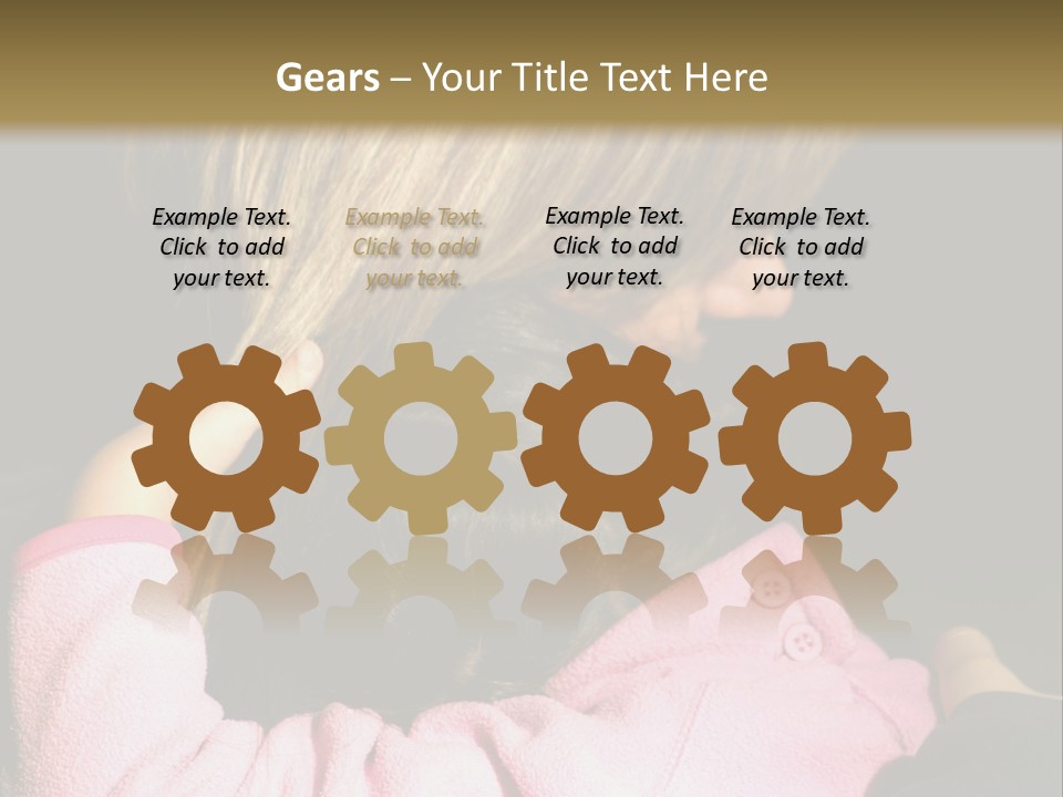 A Daughter Finding Comfort In Her Mum PowerPoint Template