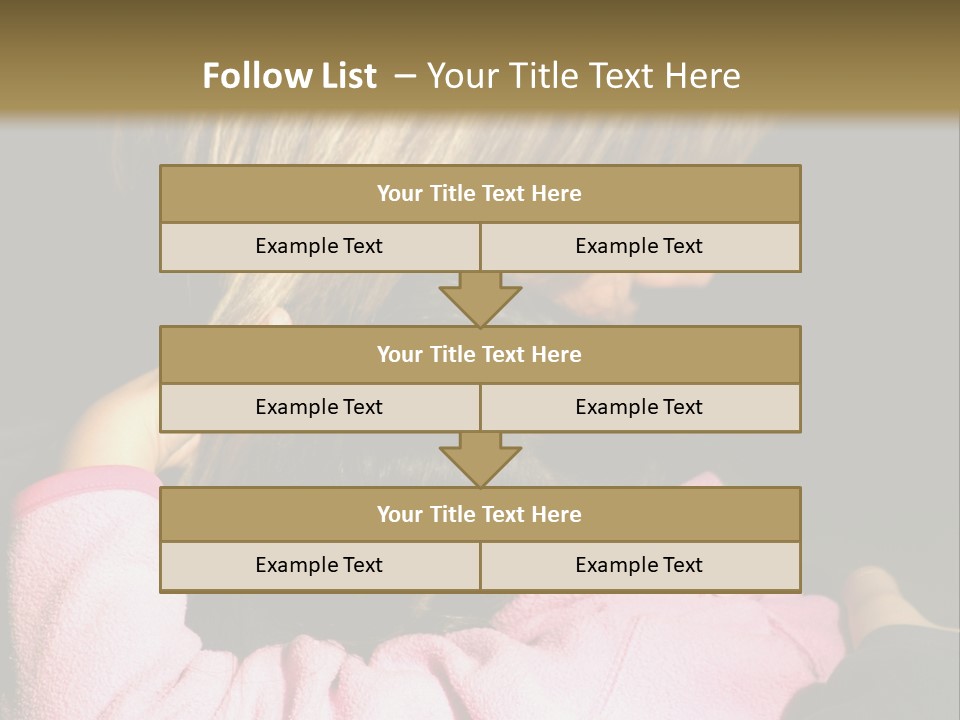 A Daughter Finding Comfort In Her Mum PowerPoint Template