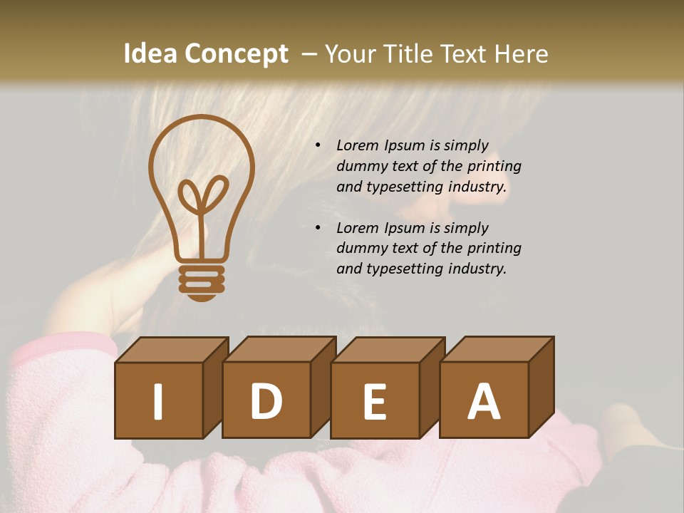 A Daughter Finding Comfort In Her Mum PowerPoint Template