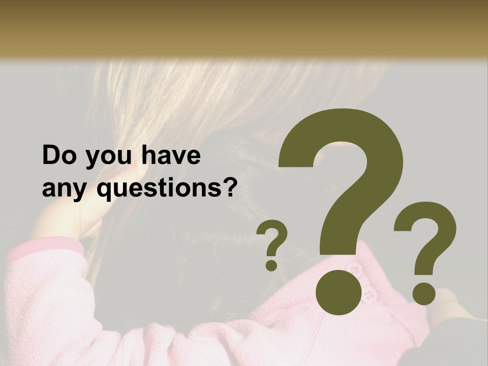 A Daughter Finding Comfort In Her Mum PowerPoint Template