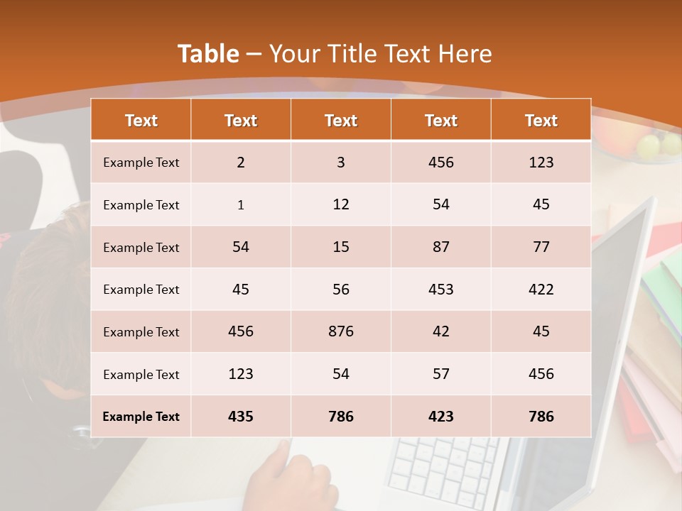 Smiling Woman Isolated On White Background PowerPoint Template