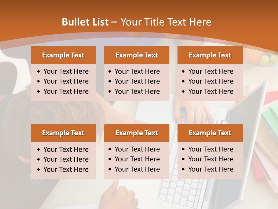 Smiling Woman Isolated On White Background PowerPoint Template