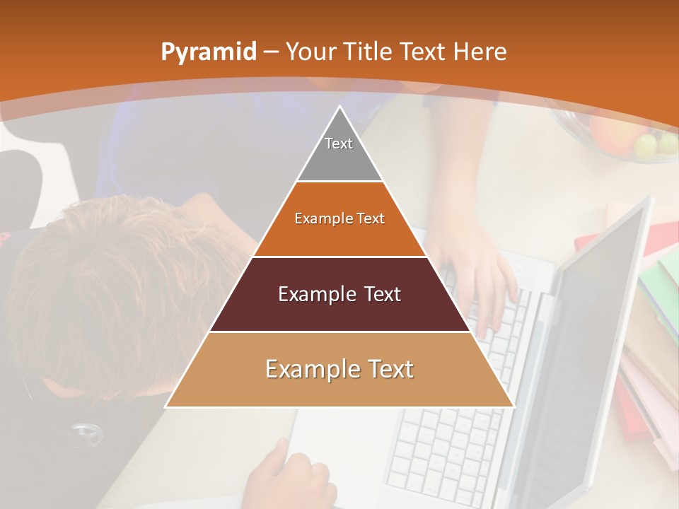 Smiling Woman Isolated On White Background PowerPoint Template