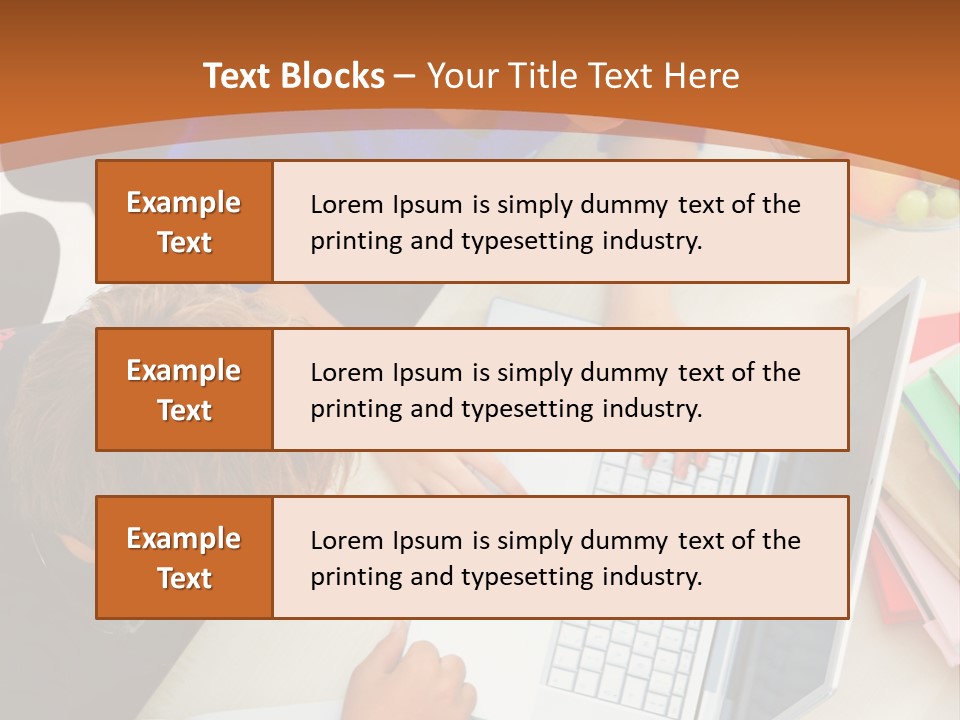 Smiling Woman Isolated On White Background PowerPoint Template
