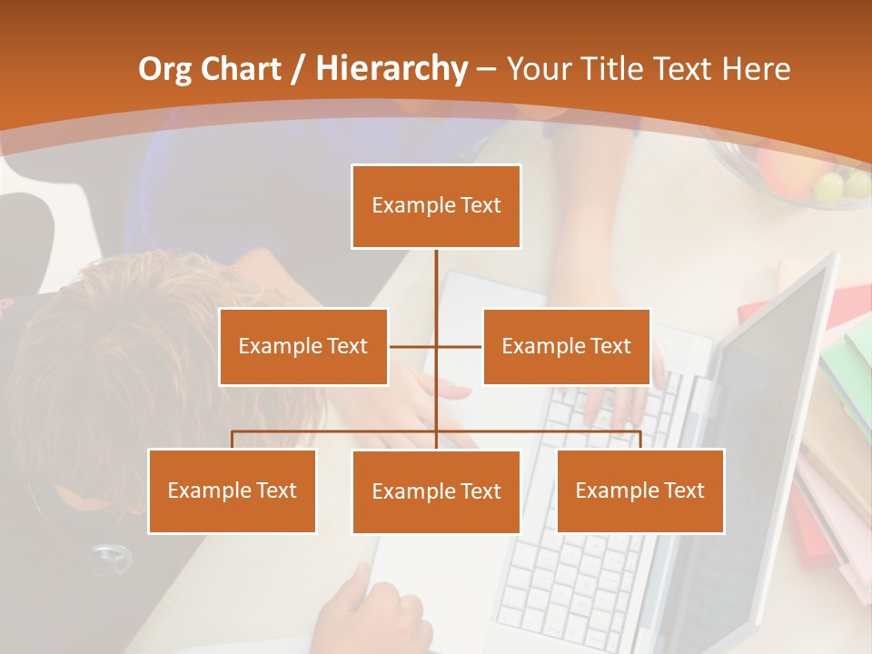 Smiling Woman Isolated On White Background PowerPoint Template