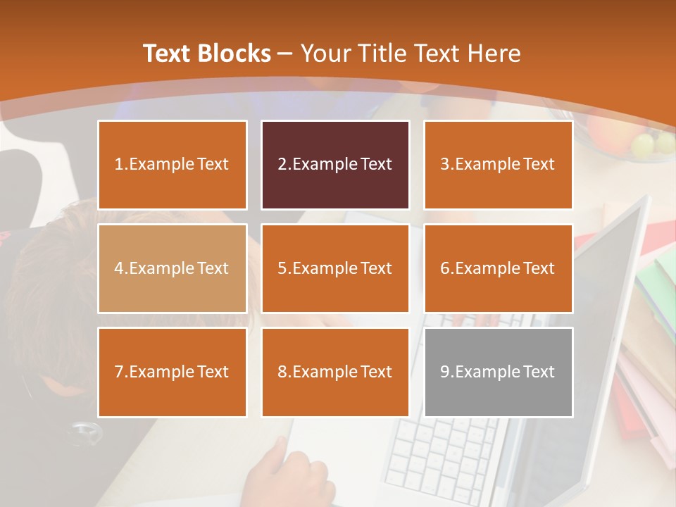 Smiling Woman Isolated On White Background PowerPoint Template