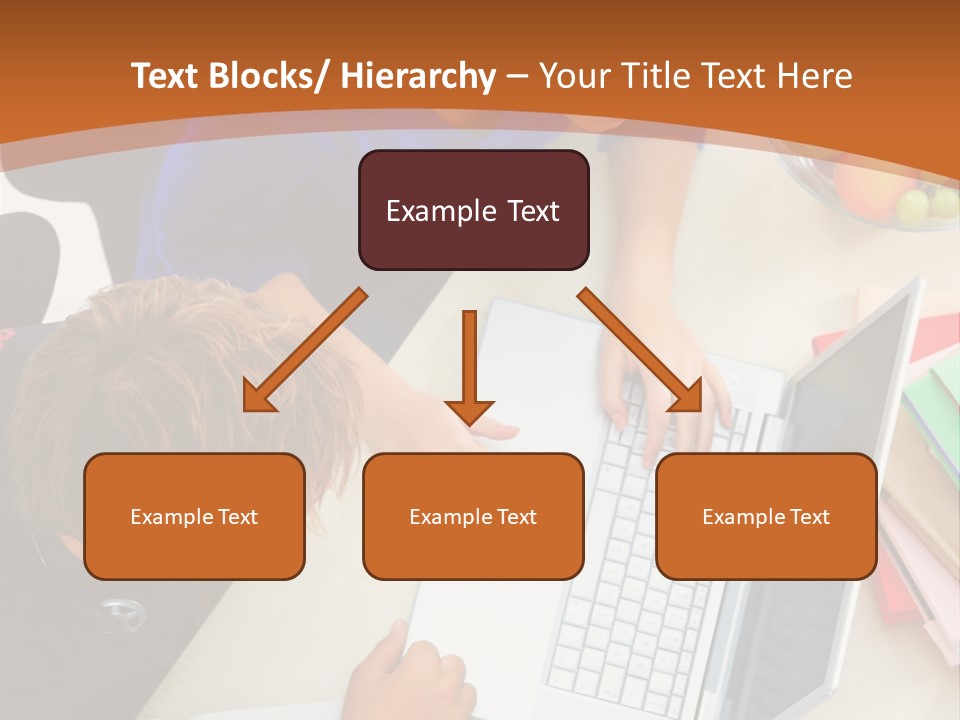 Smiling Woman Isolated On White Background PowerPoint Template