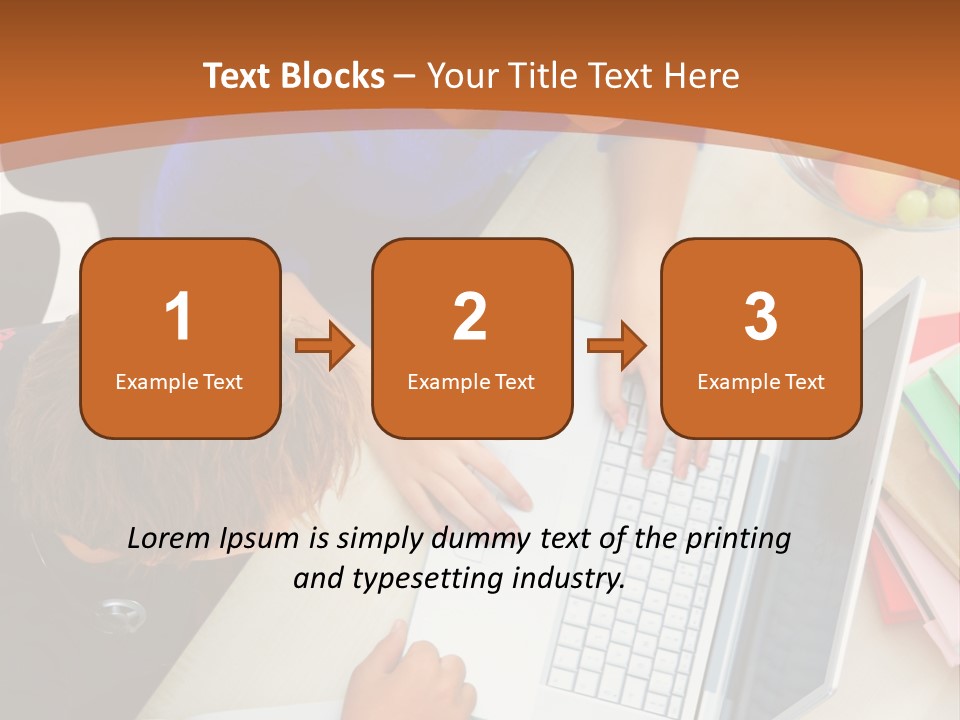 Smiling Woman Isolated On White Background PowerPoint Template