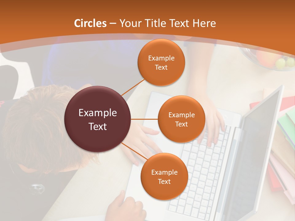 Smiling Woman Isolated On White Background PowerPoint Template