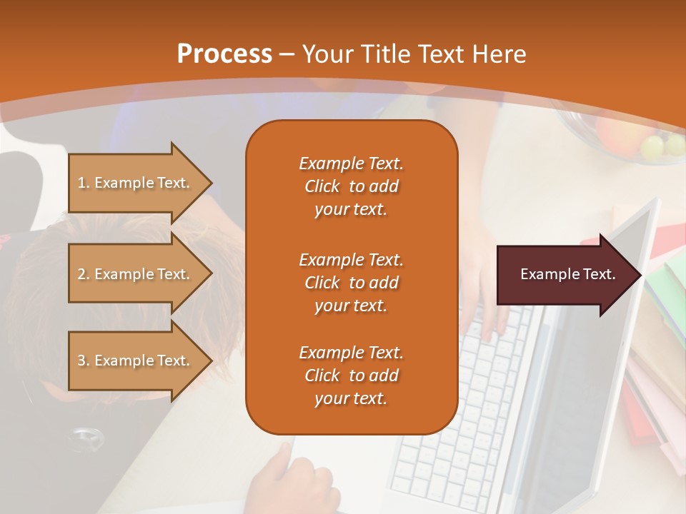 Smiling Woman Isolated On White Background PowerPoint Template