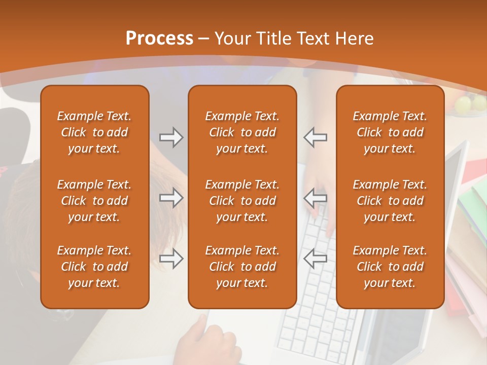 Smiling Woman Isolated On White Background PowerPoint Template