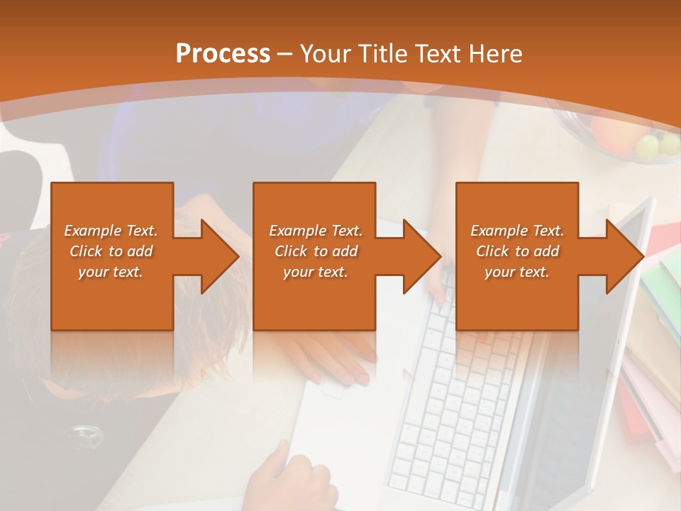 Smiling Woman Isolated On White Background PowerPoint Template