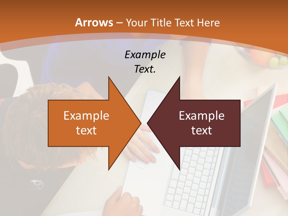 Smiling Woman Isolated On White Background PowerPoint Template