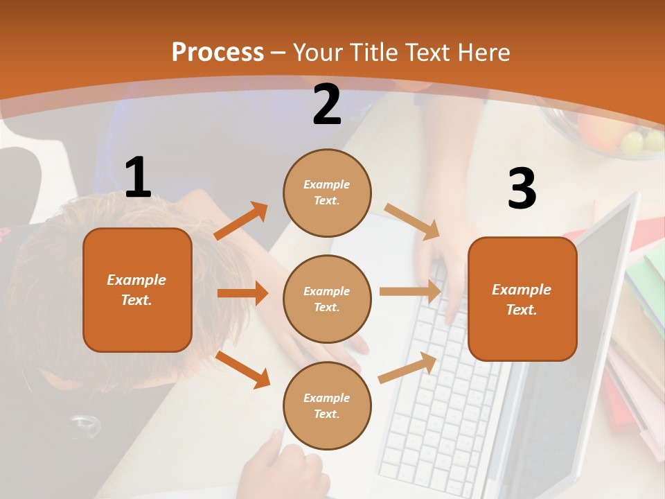 Smiling Woman Isolated On White Background PowerPoint Template