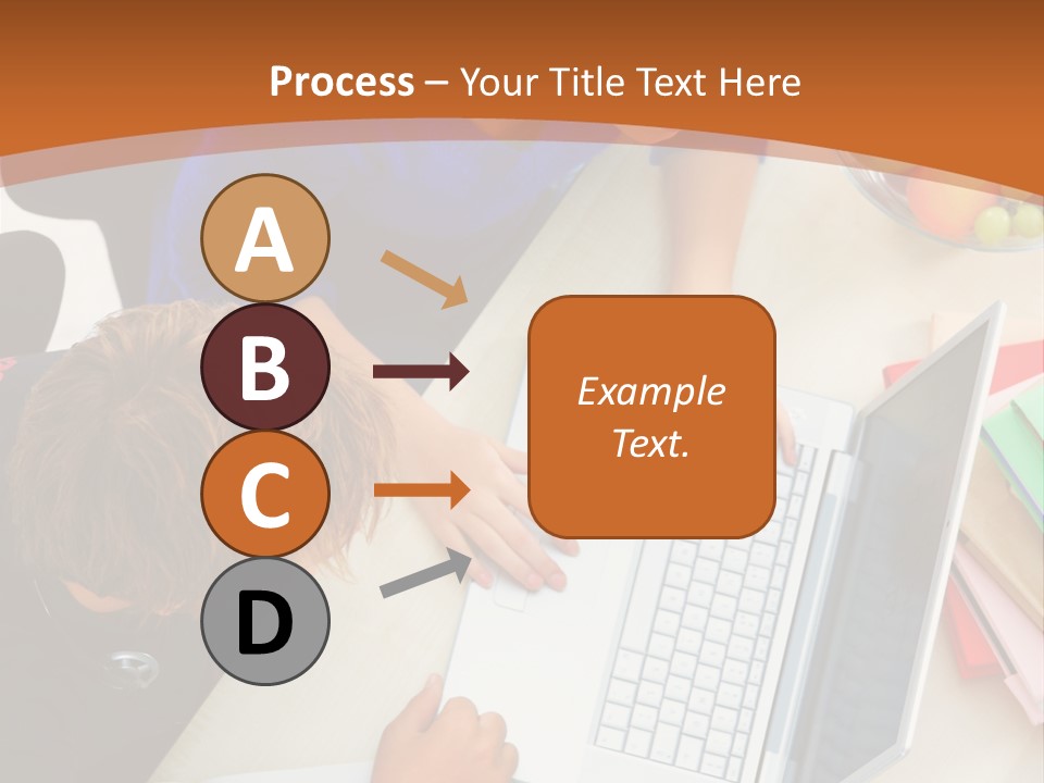 Smiling Woman Isolated On White Background PowerPoint Template