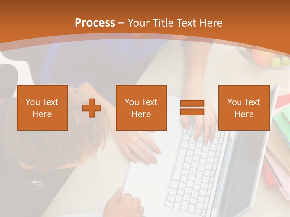 Smiling Woman Isolated On White Background PowerPoint Template