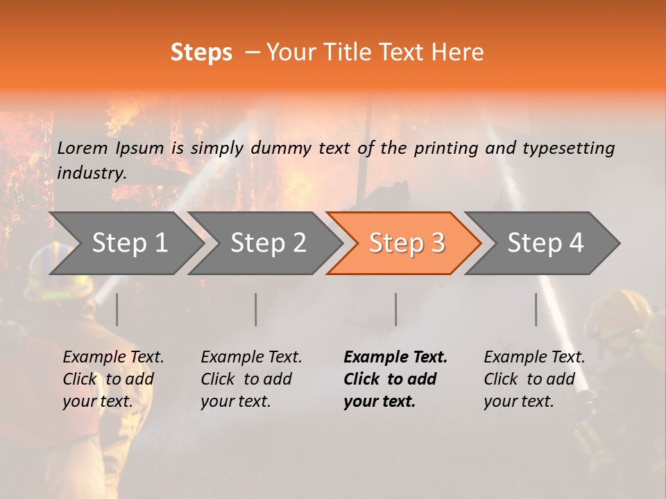 House Fire PowerPoint Template