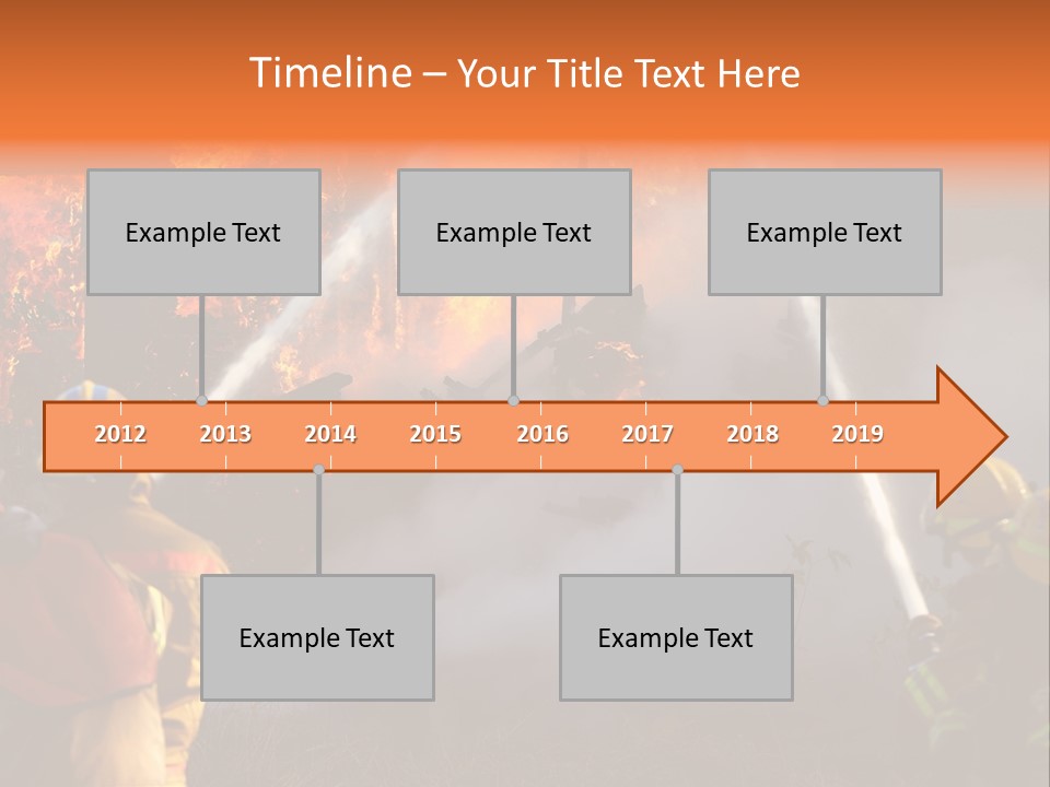 House Fire PowerPoint Template