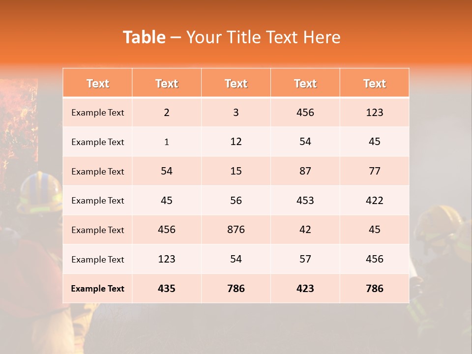 House Fire PowerPoint Template