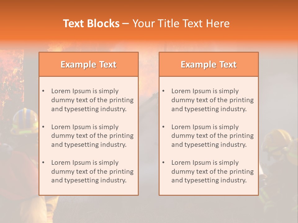House Fire PowerPoint Template