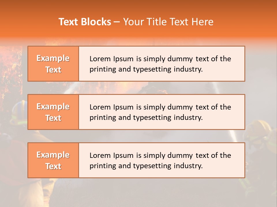 House Fire PowerPoint Template