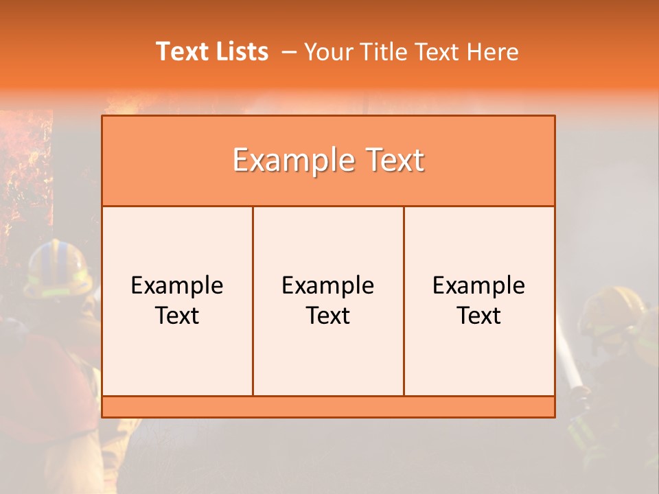 House Fire PowerPoint Template