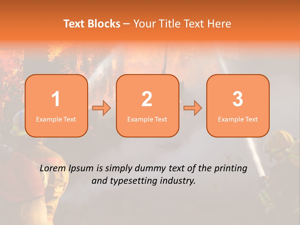 House Fire PowerPoint Template