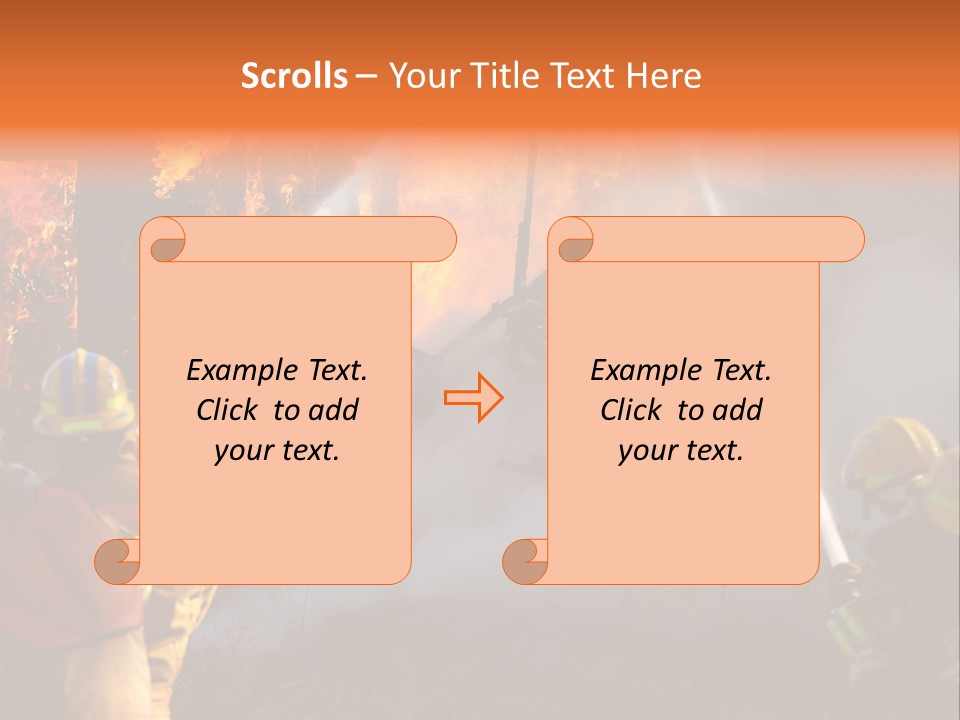 House Fire PowerPoint Template