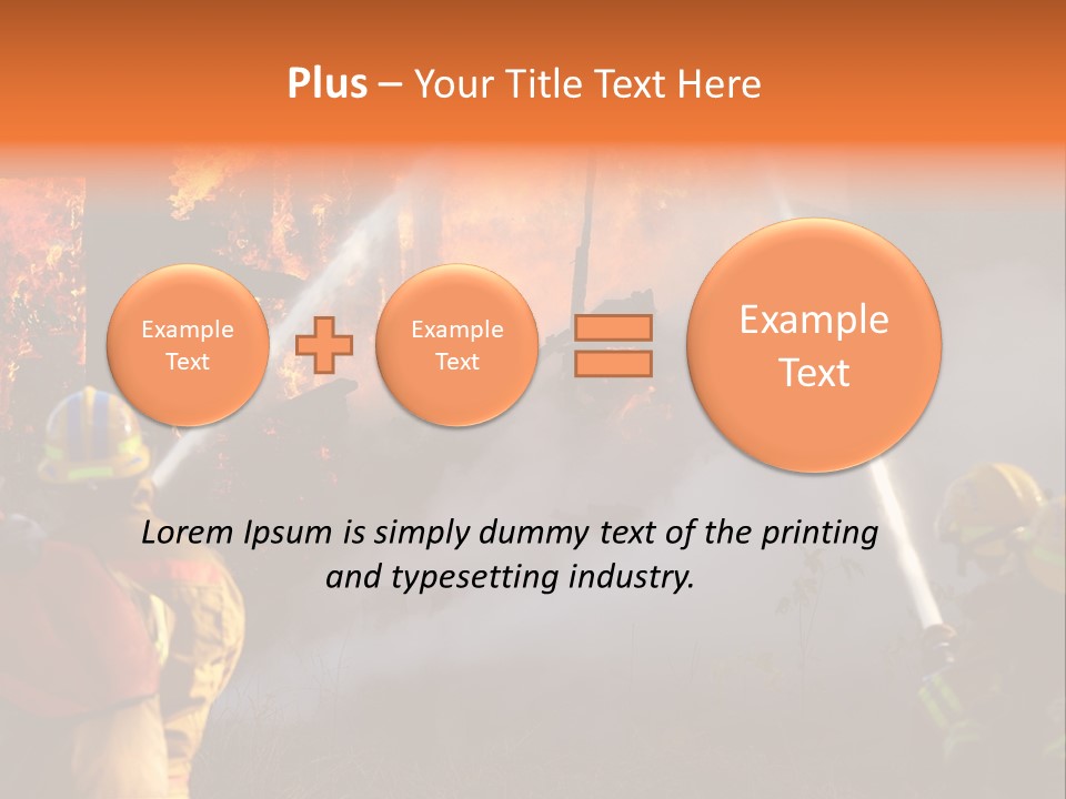 House Fire PowerPoint Template