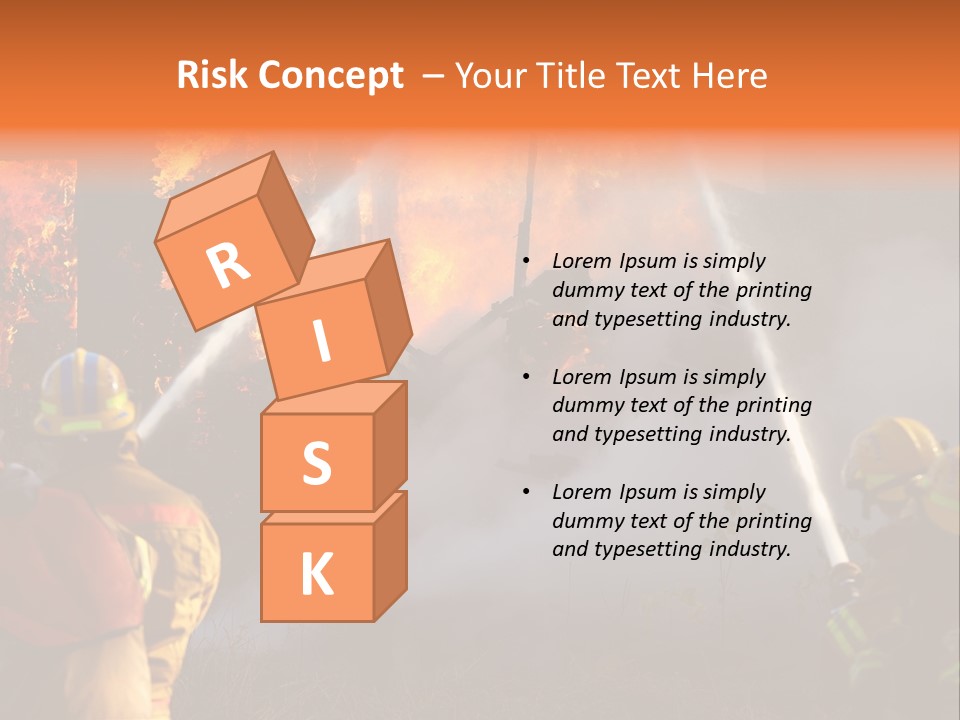 House Fire PowerPoint Template