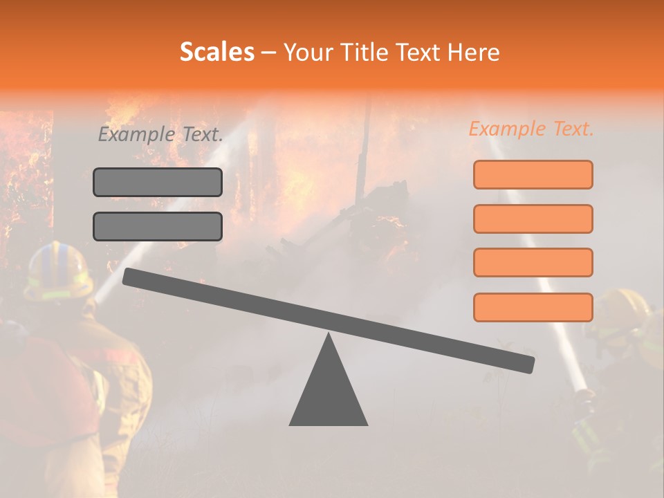 House Fire PowerPoint Template