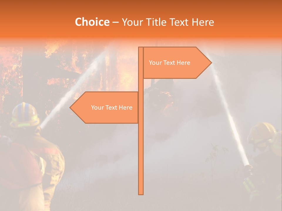 House Fire PowerPoint Template