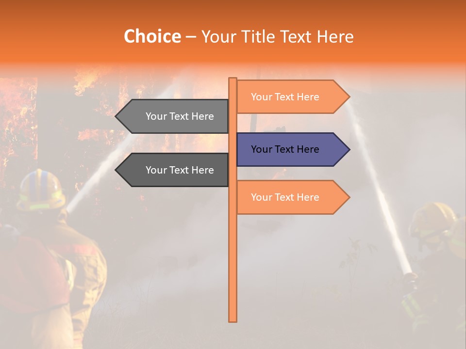 House Fire PowerPoint Template